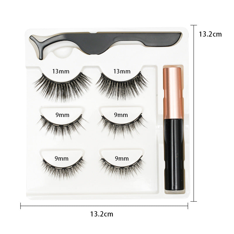 Classic Magnetic Suction False Eyelashes