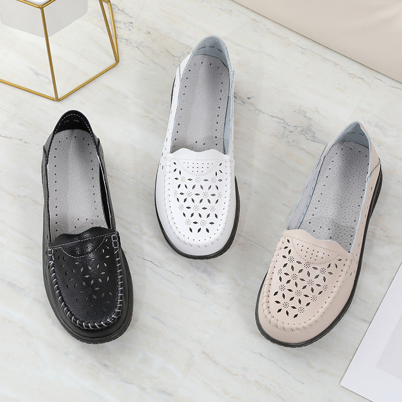 Zilool Casual Flat Bottom Breathable Soft Single Shoes