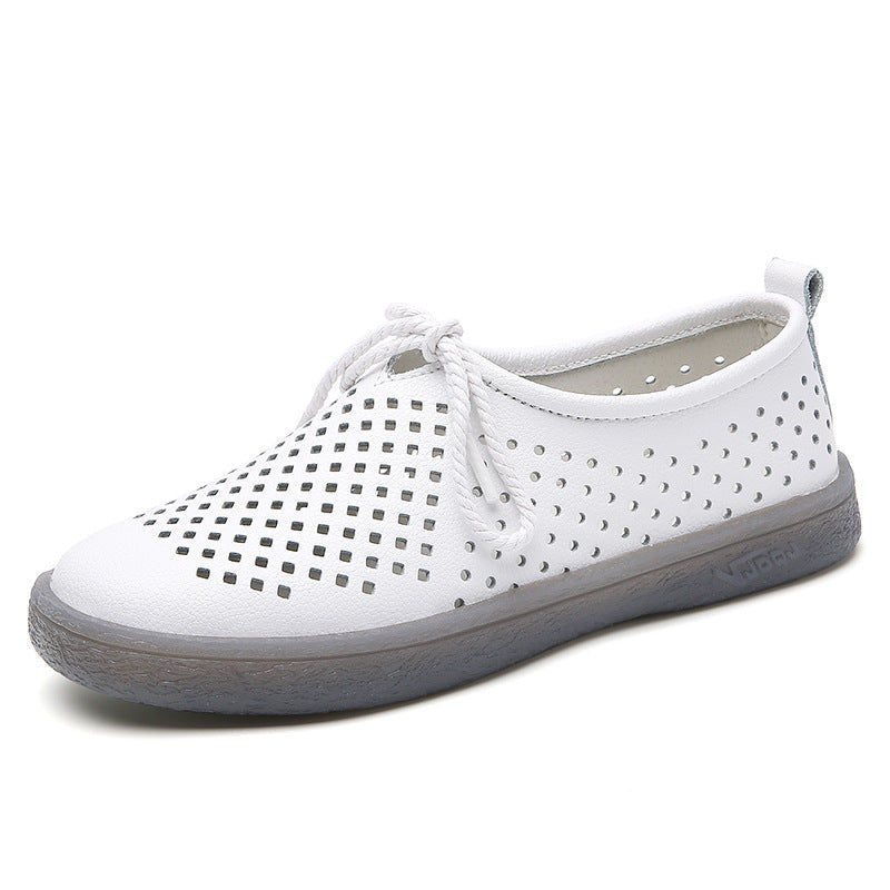 Zilool Breathable Soft Flat Soles Lace Up Shoe