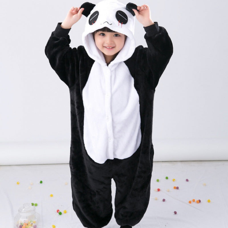 Cow Kigurumi Onesie Pajamas Animal Costumes for Kids