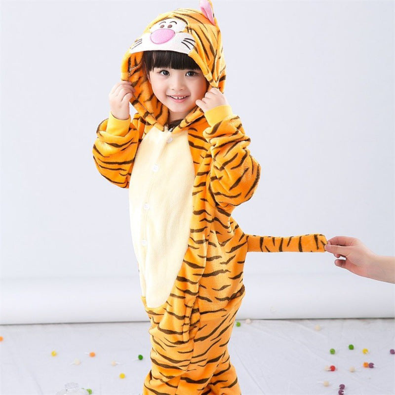 Cow Kigurumi Onesie Pajamas Animal Costumes for Kids