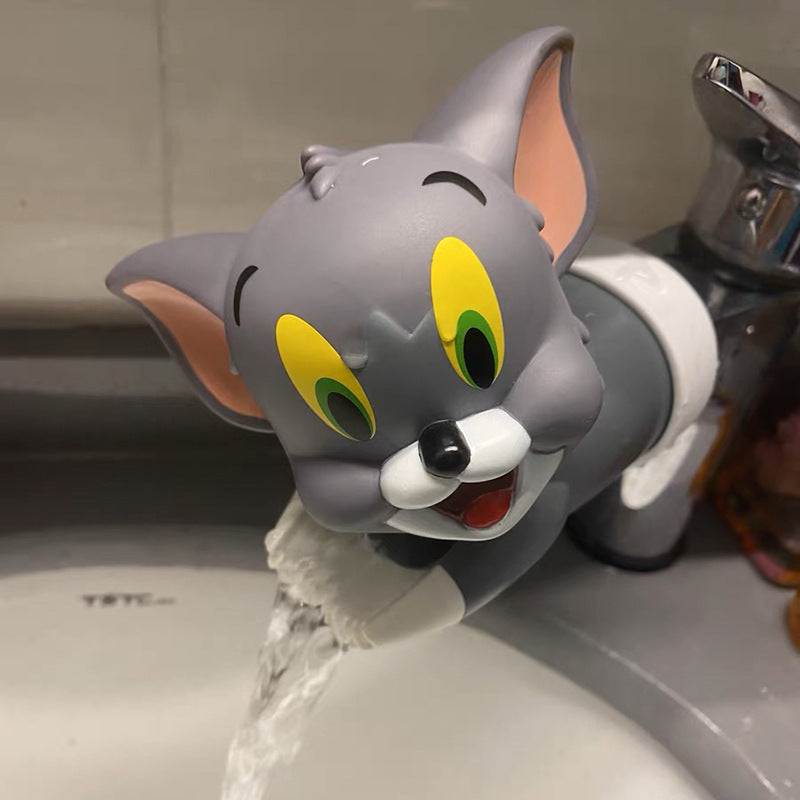 Zilool Bathroom cartoon children's faucet extender baby hand wash basin