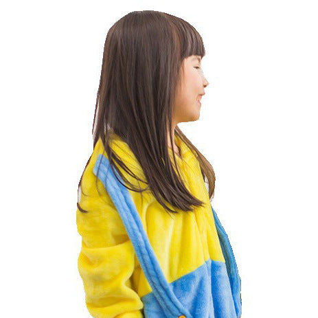 Blue Unicorn Kigurumi Onesie Pajamas Animal Costumes for Kids