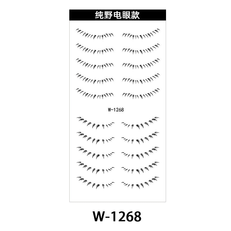 Zilool Lower eyelash tattoo waterproof transfer sticker