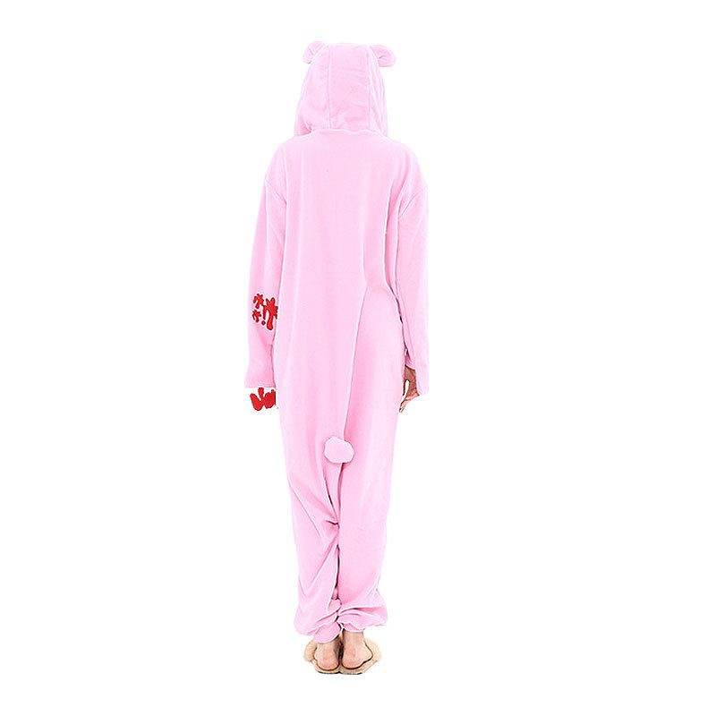 Pink Gloomy Bear Kigurumi Onesie Pajamas Animal Costumes For Adult