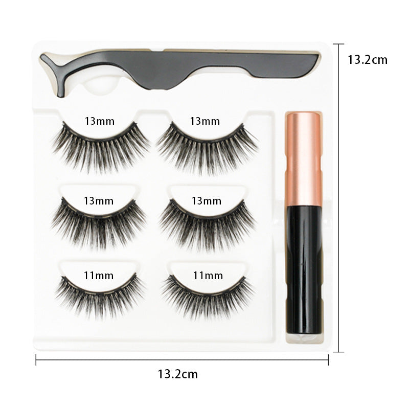 Classic Magnetic Suction False Eyelashes