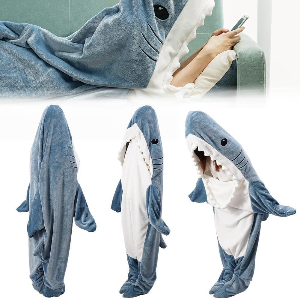 Shark Onesie for Adult Kigurumi Animal Pajamas Funny Halloween Costumes