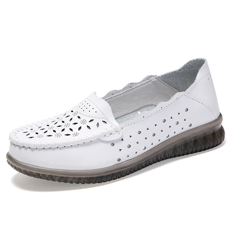 Zilool Casual Flat Bottom Breathable Soft Single Shoes