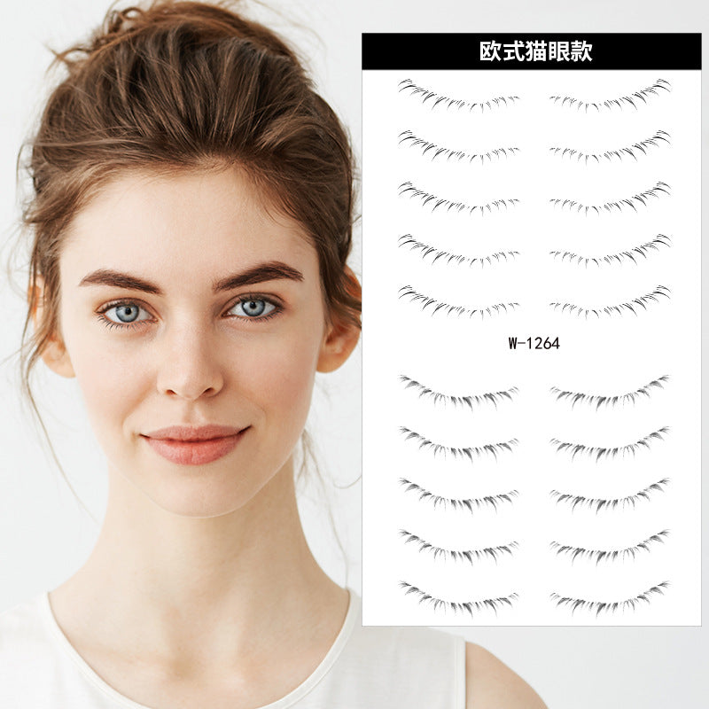 Zilool Lower eyelash tattoo waterproof transfer sticker