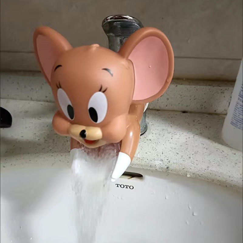 Zilool Bathroom cartoon children's faucet extender baby hand wash basin