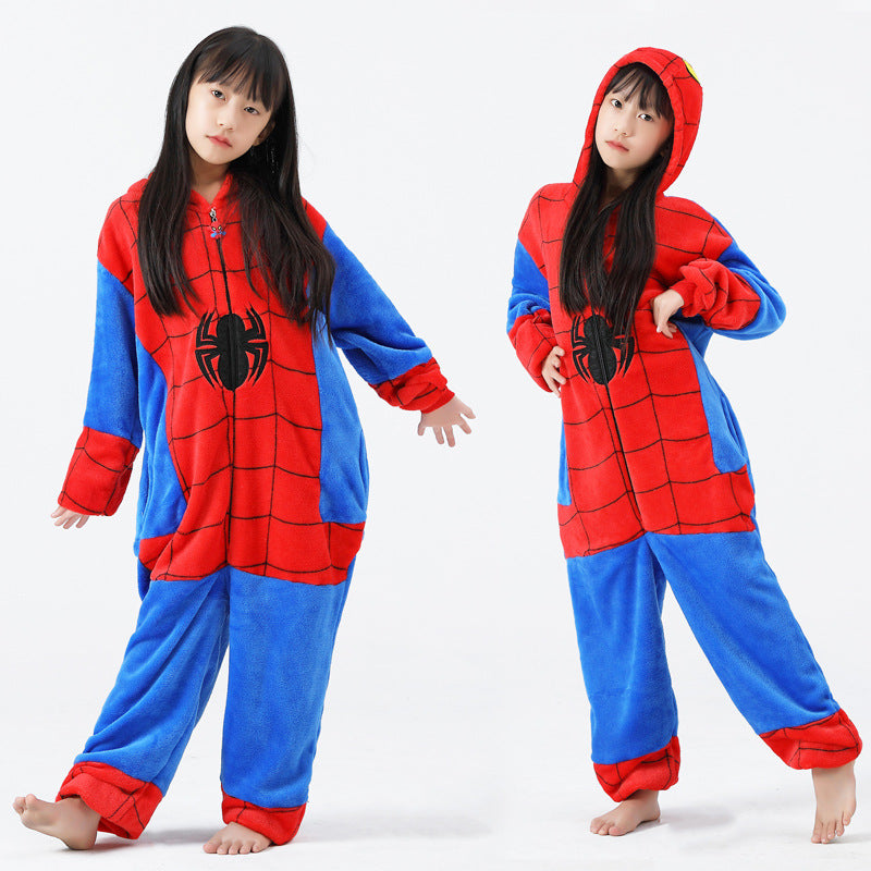 Kids Shark Onesie Costume Halloween Outfit for Boys Girls Zip Up