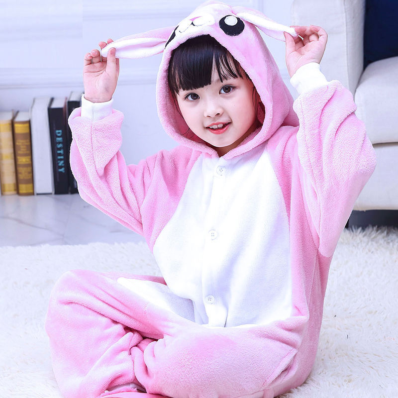Cow Kigurumi Onesie Pajamas Animal Costumes for Kids