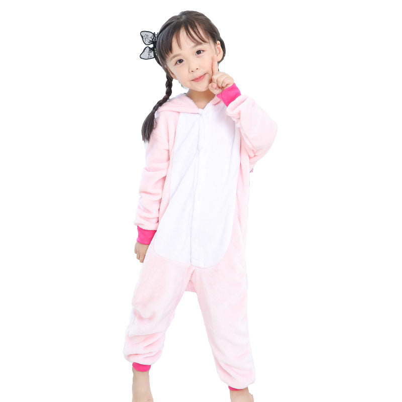 Purple Unicorn Kigurumi Onesie Pajamas Animal Costumes for Kids