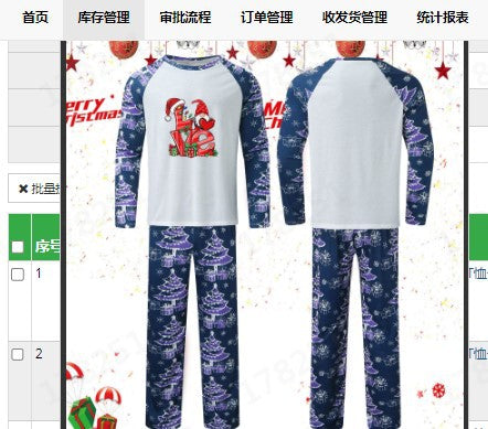 Christmas Matching Family Pajamas Christmas With My Gnomies Blue Pajamas Set