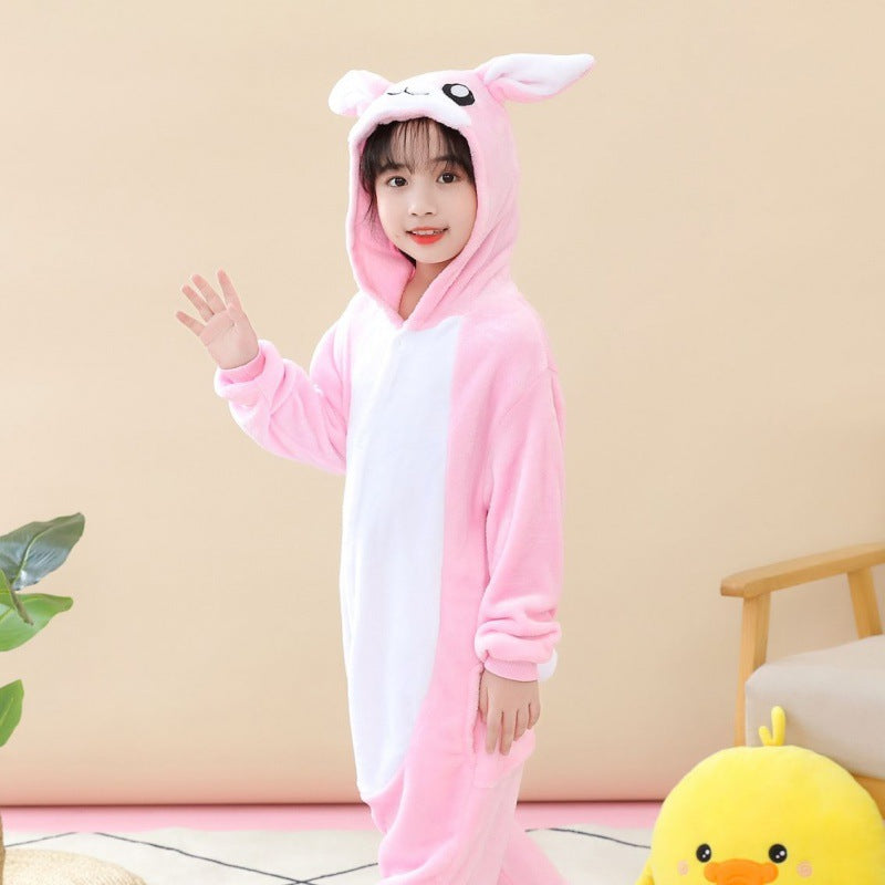 Cow Kigurumi Onesie Pajamas Animal Costumes for Kids