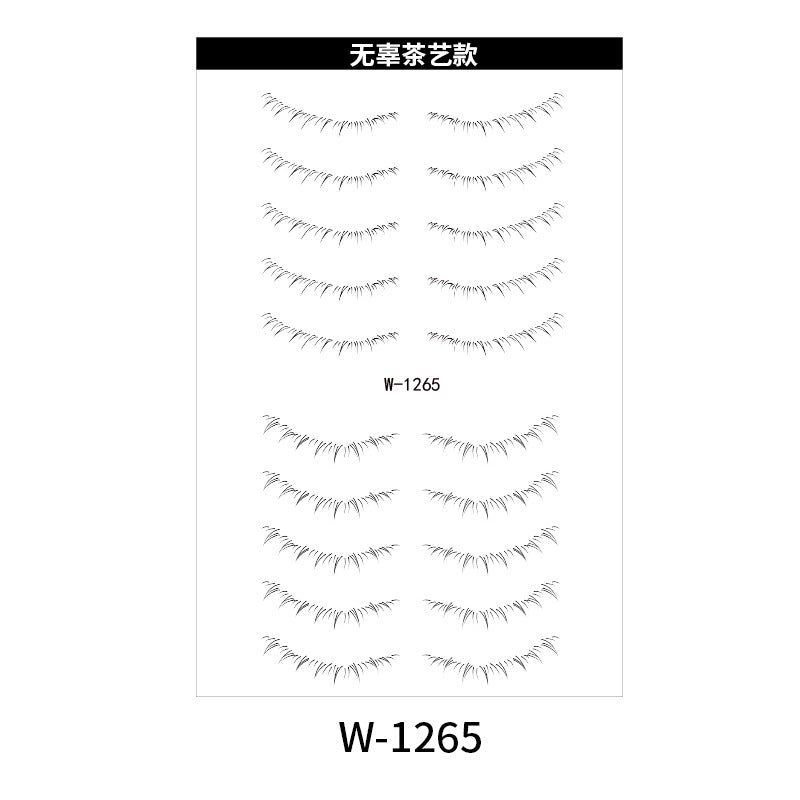 Zilool Lower eyelash tattoo waterproof transfer sticker