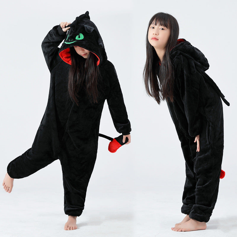 Kids Shark Onesie Costume Halloween Outfit for Boys Girls Zip Up