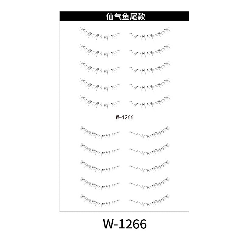 Zilool Lower eyelash tattoo waterproof transfer sticker