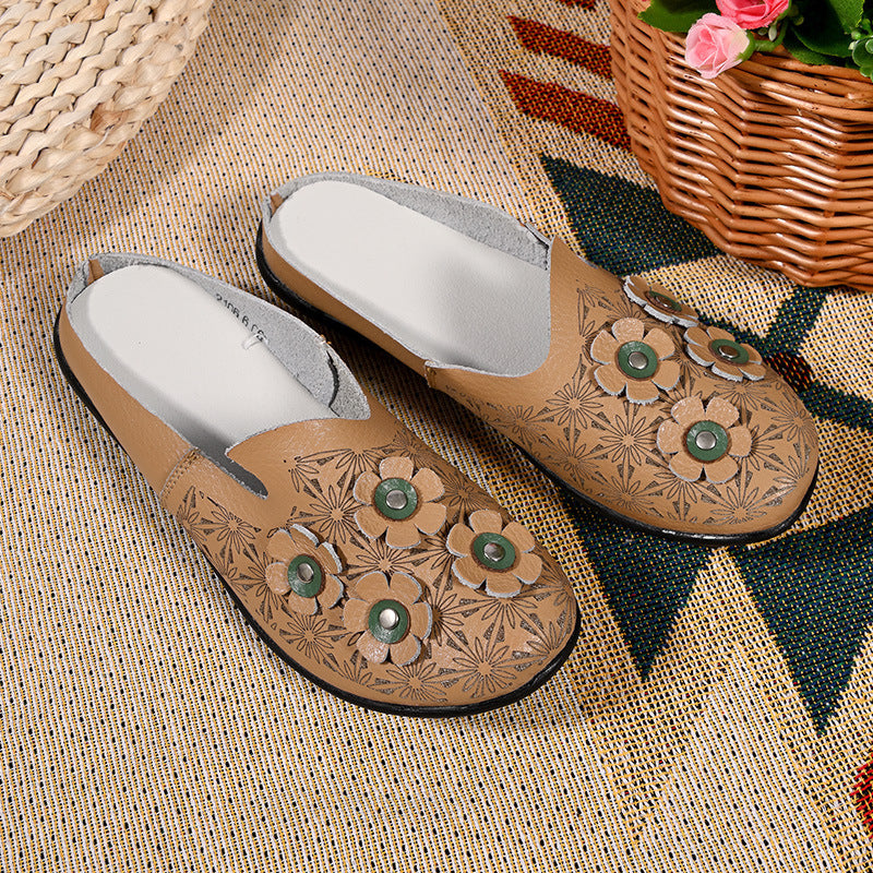 Zilool Low-cut Hollow FlowerWomen's Single Shoes