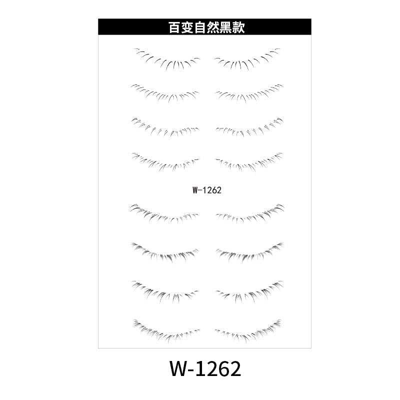 Zilool Lower eyelash tattoo waterproof transfer sticker