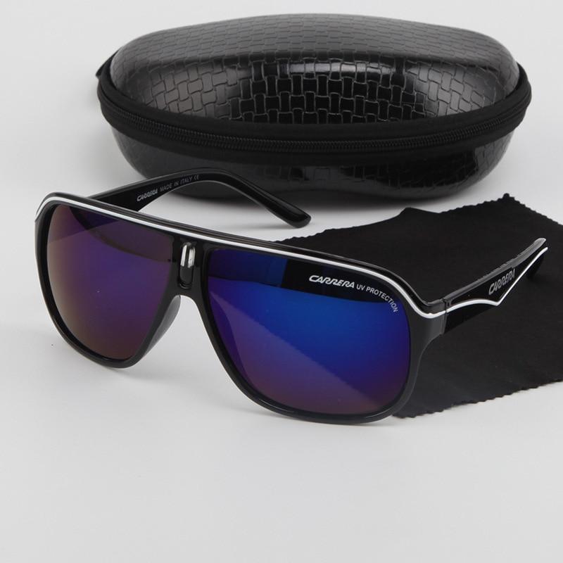 RetroPolarized Sunglasses brown sunglasses Spuare Mirror Summer