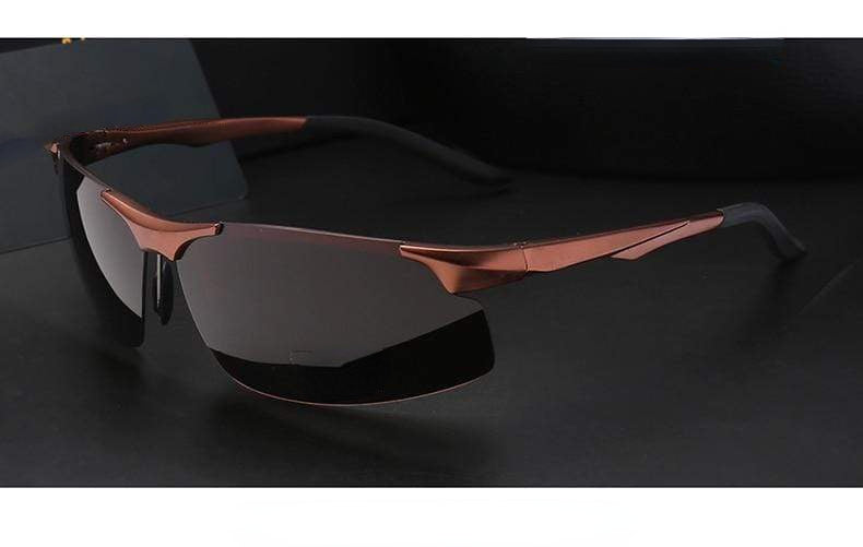 2020 Aluminum Magnesium Men Sunglasses Polarized Sports Driving Night Vision Goggles Sunglass Fishing UV400 Rimless Sun Glasses