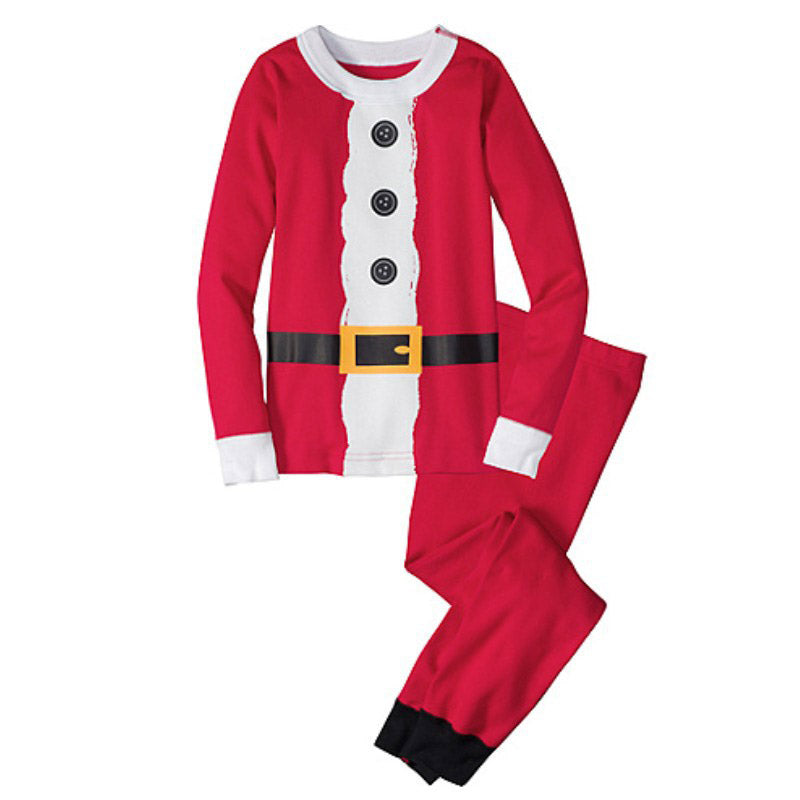 Christmas Family Matching Pajamas Christmas Santa Claus Red Sleepwear Sets 20