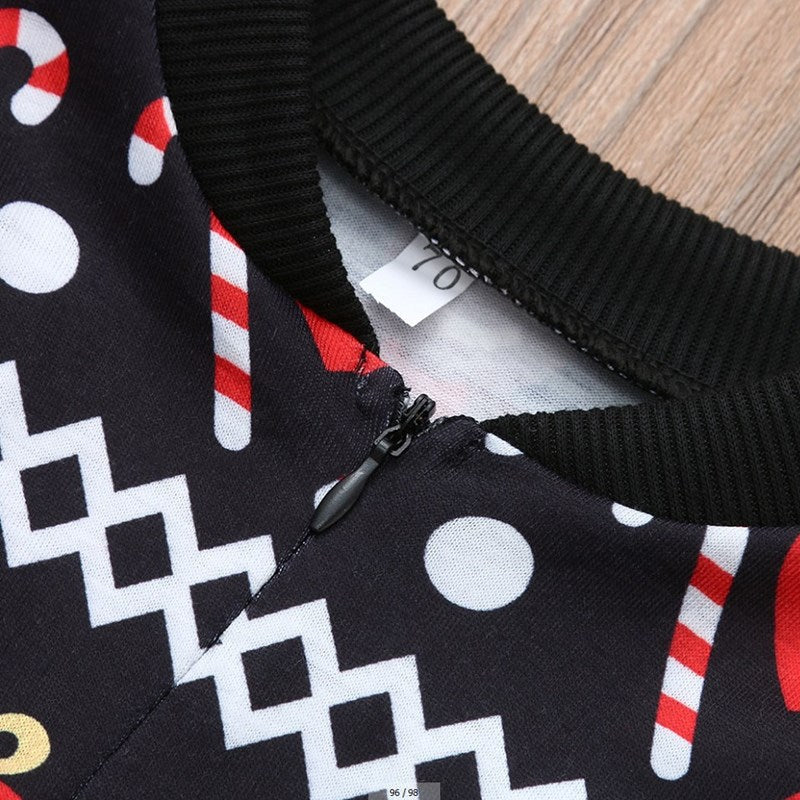 Christmas Family Matching Sleepwear Pajamas Sets Green Snowman Gingersnaps Gifts Top and Black Love Pants 16