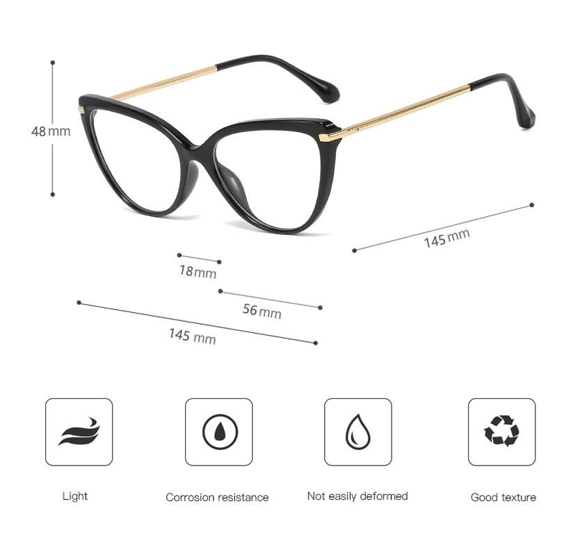 Retro Cat Eye Glasses Frames 02