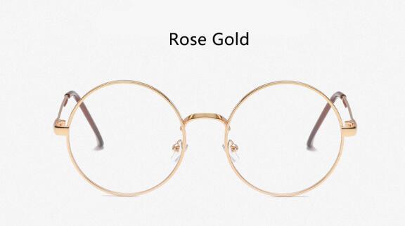 Classic Round Transparent Glasses Eyeglass Frame