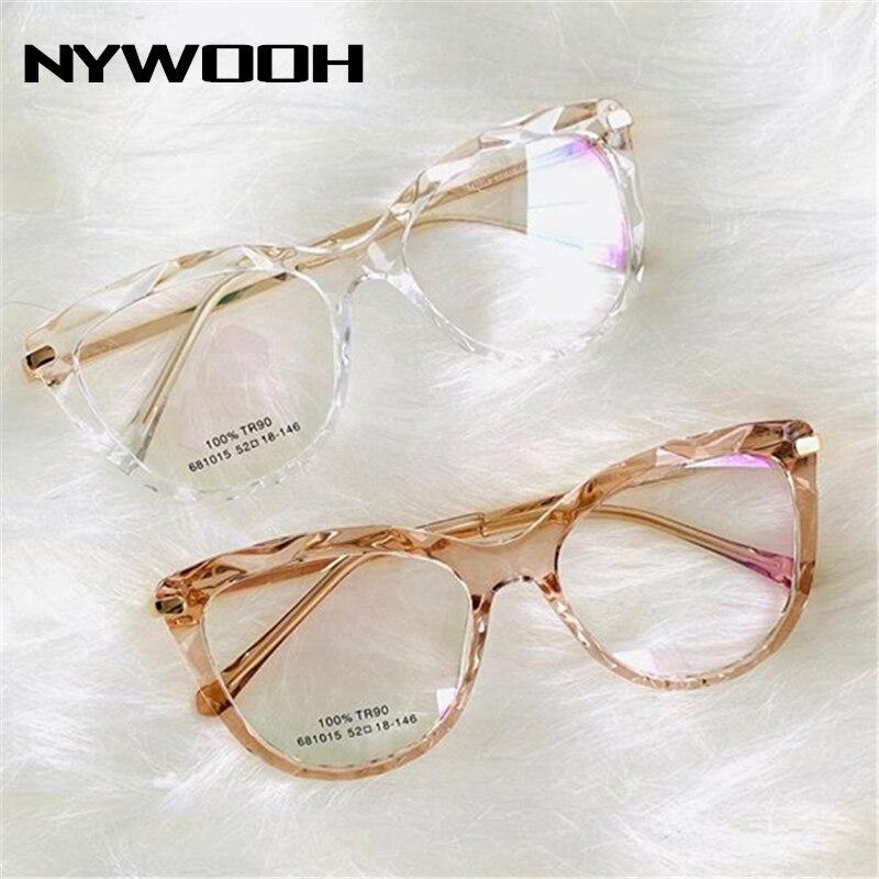 Designer Transparent Cat Eye Glasses