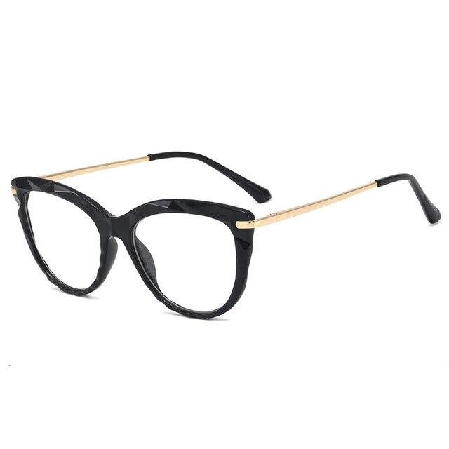 Designer Transparent Cat Eye Glasses