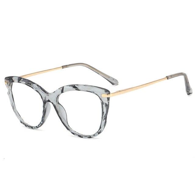 Designer Transparent Cat Eye Glasses