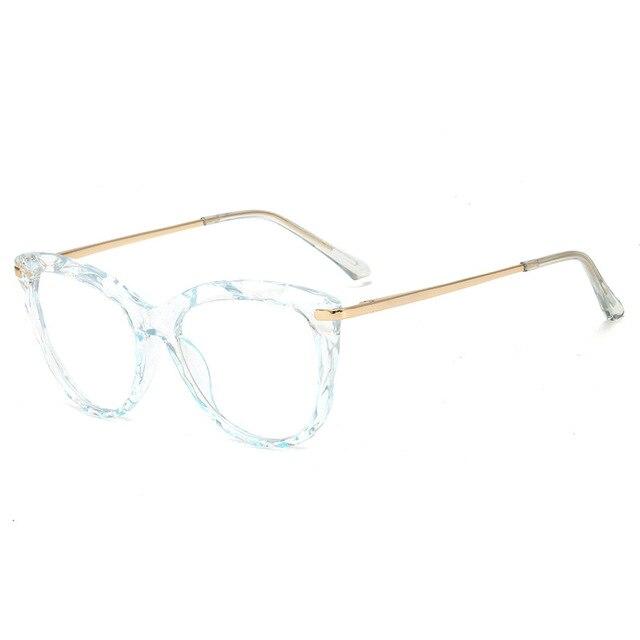 Designer Transparent Cat Eye Glasses