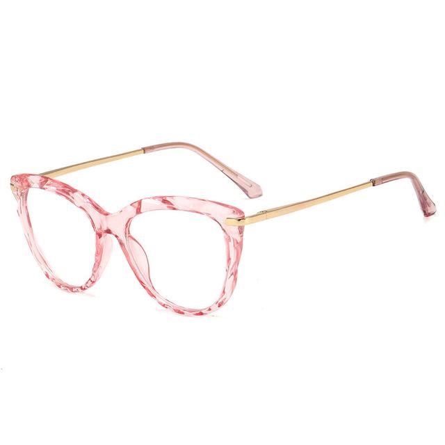 Designer Transparent Cat Eye Glasses