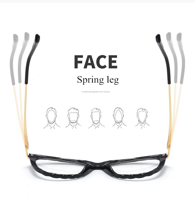Designer Transparent Cat Eye Glasses