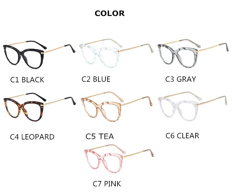 Designer Transparent Cat Eye Glasses
