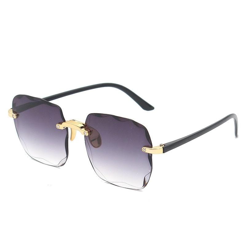 Women Square Frameless Sunglasses